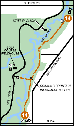 East Golf Hike Bike Trail Map