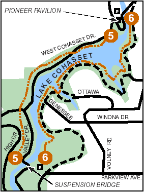 West Cohasset 
Walk and East-Cohasset Trail Map